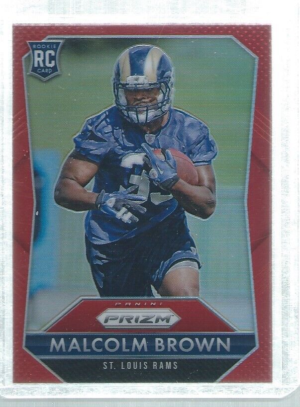 MALCOLM BROWN 2015 PANINI PRIZM RED PRIZMS RC #262