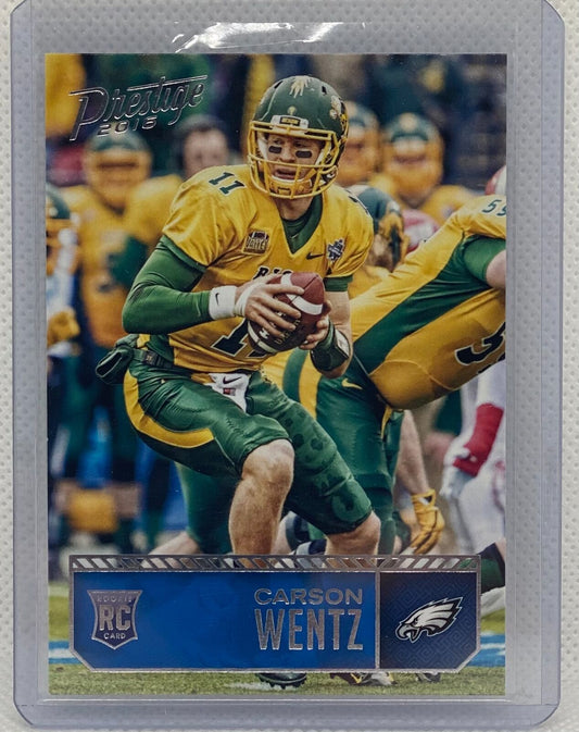 CARSON WENTZ 2016 PANINI PRESTIGE TRUE ROOKIE RC #202