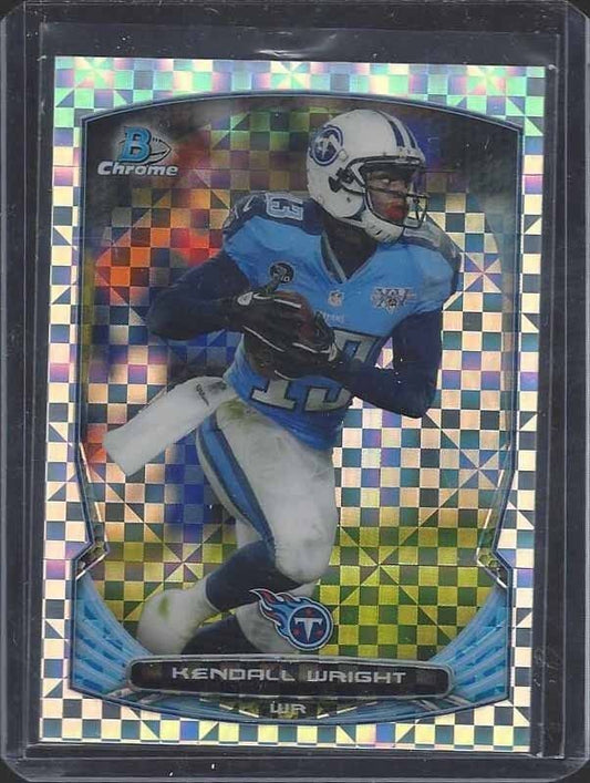 KENDALL WRIGHT 2014 BOWMAN CHROME X-FRACTOR REFRACTOR #D 1/5