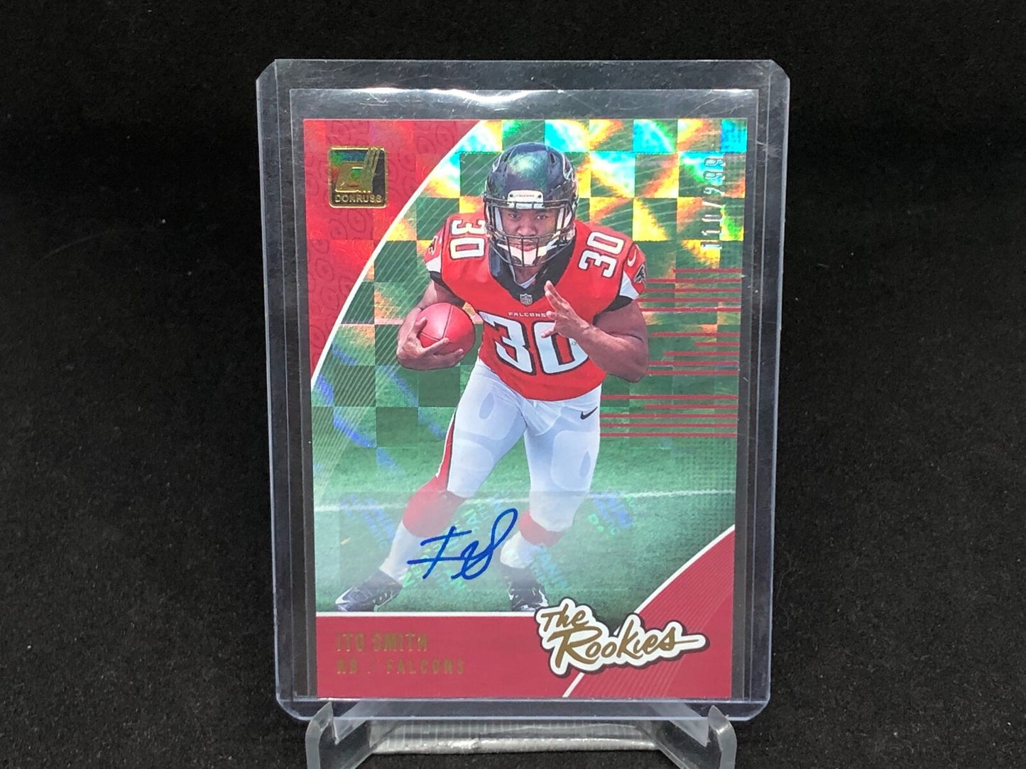ITO SMITH 2018 PANINI DONRUSS THE ROOKIES AUTO RC #D 110/299