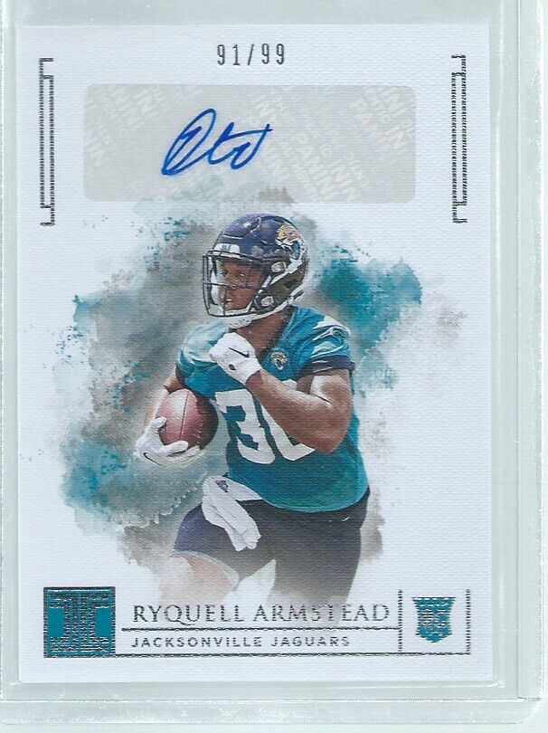 RYQUELL ARMSTEAD 2019 PANINI IMPECCABLE AUTO RC #D 91/99
