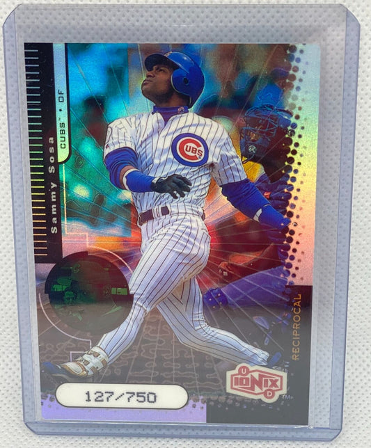 SAMMY SOSA 1999 UPPER DECK IONIX RECIPROCAL #D 127/750