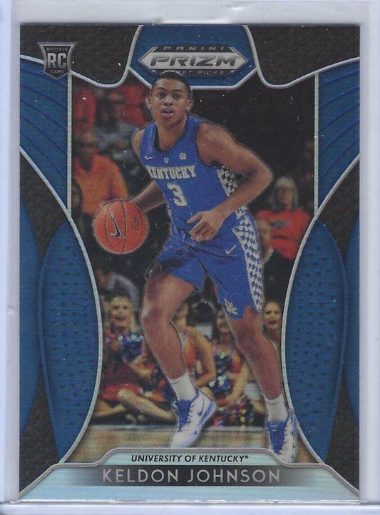 KELDON JOHNSON 2019-20 PANINI PRIZM DRAFT PICKS BLUE PRIZM ROOKIE RC #29
