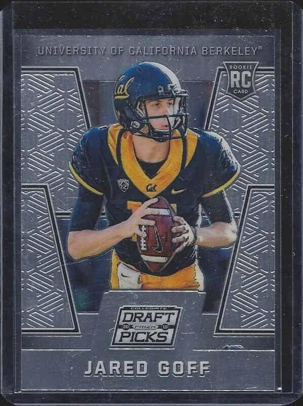 JARED GOFF 2016 PANINI PRIZM DRAFT PICKS RAMS TRUE ROOKIE RC #102