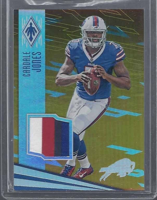 CARDALE JONES 2016 PANINI PHOENIX ORANGE 4 COLOR BILLS ROOKIE PATCH RC #D 11/49
