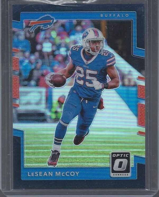 LESEAN MCCOY 2017 DONRUSS OPTIC BLACK HOLO PRIZM #D 1/25