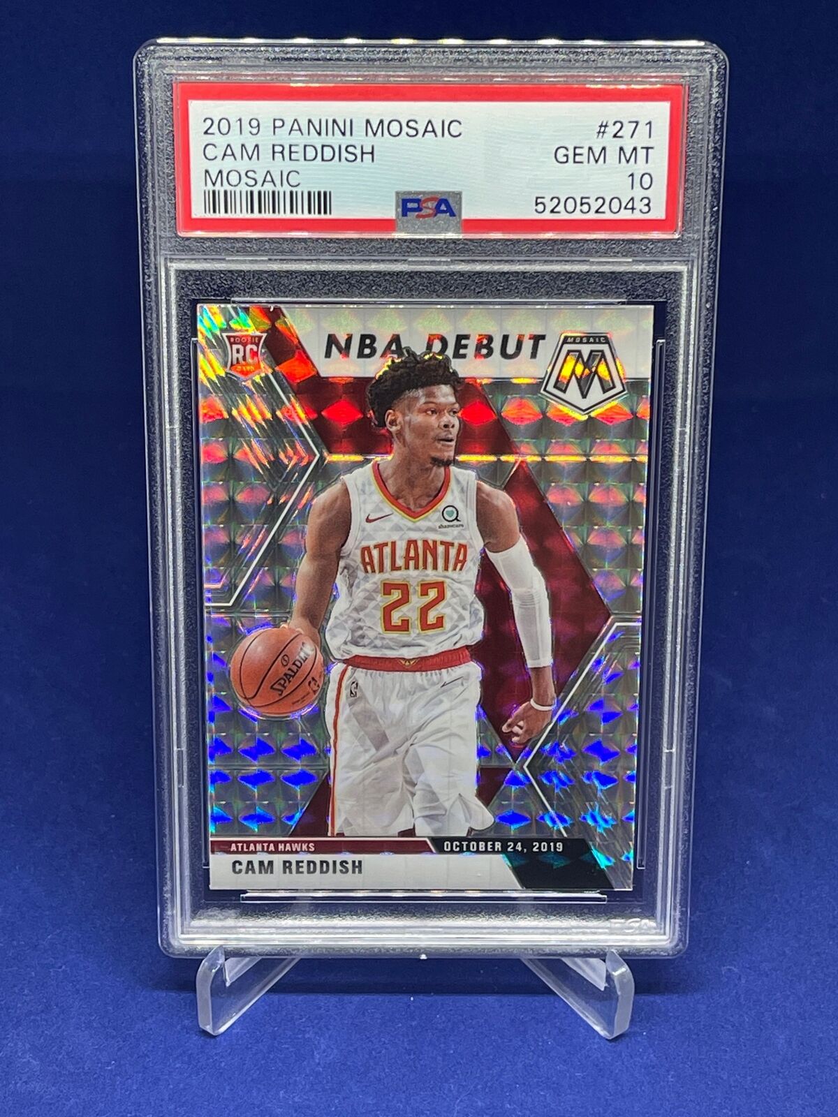 CAM REDDISH 2019-20 PANINI MOSAIC DEBUT WAVE PRIZM RC #271 PSA 10 GEM MINT