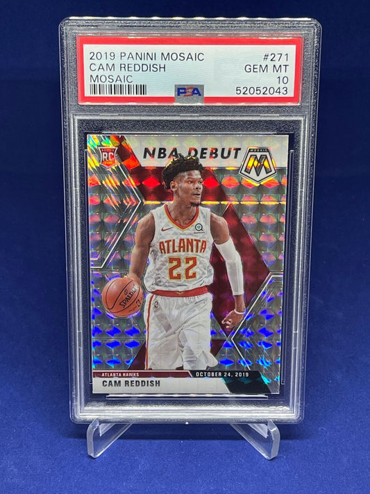 CAM REDDISH 2019-20 PANINI MOSAIC DEBUT WAVE PRIZM RC #271 PSA 10 GEM MINT