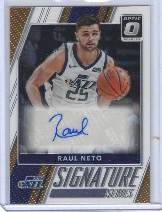 RAUL NETO 2017-18 DONRUSS OPTIC SIGNATURE SERIES AUTO #42