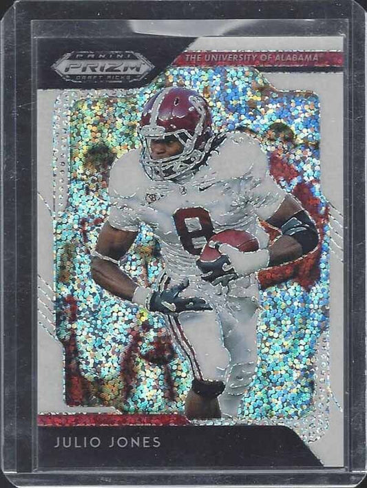 JULIO JONES 2019 PANINI PRIZM WHITE SPARKLE PRIZMS #D 15/15