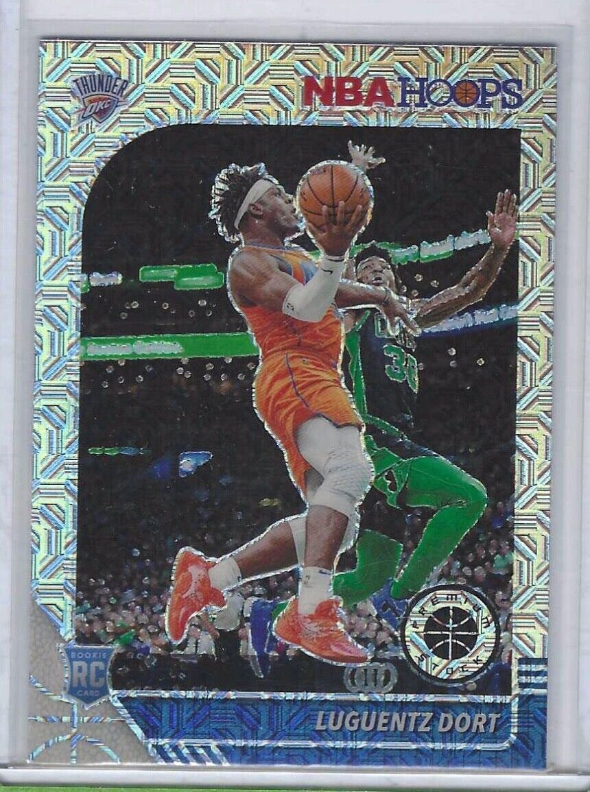 LUGUENTZ DORT 2019-20 NBA HOOPS PREMIUM STOCK SILVER MOJO CHOICE PRIZM RC #213