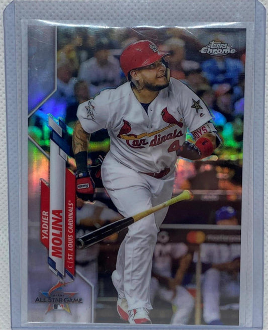 YADIER MOLINA 2020 TOPPS CHROME UPDATE ALL STAR GAME REFRACTOR #D 073/250