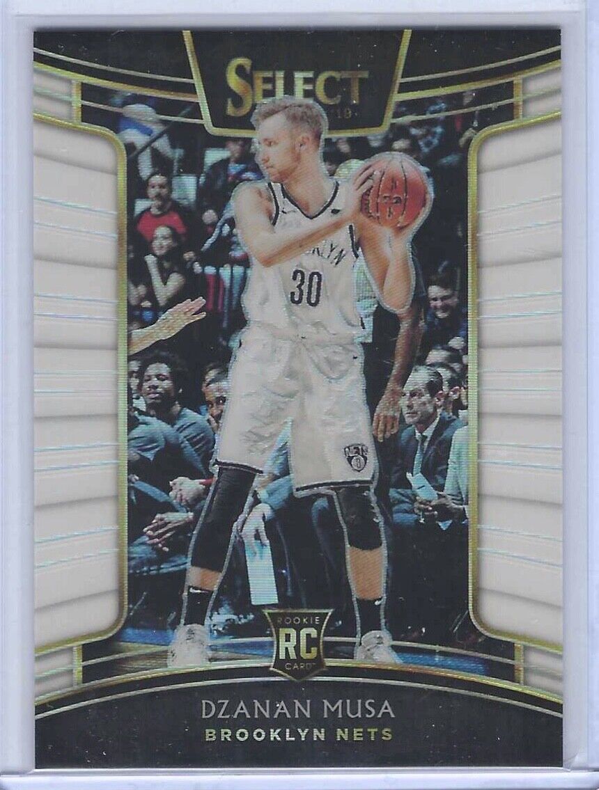 DZANAN MUSA 2018-19 PANINI SELECT CONCOURSE LEVEL WHITE PRIZM RC #D 81/149