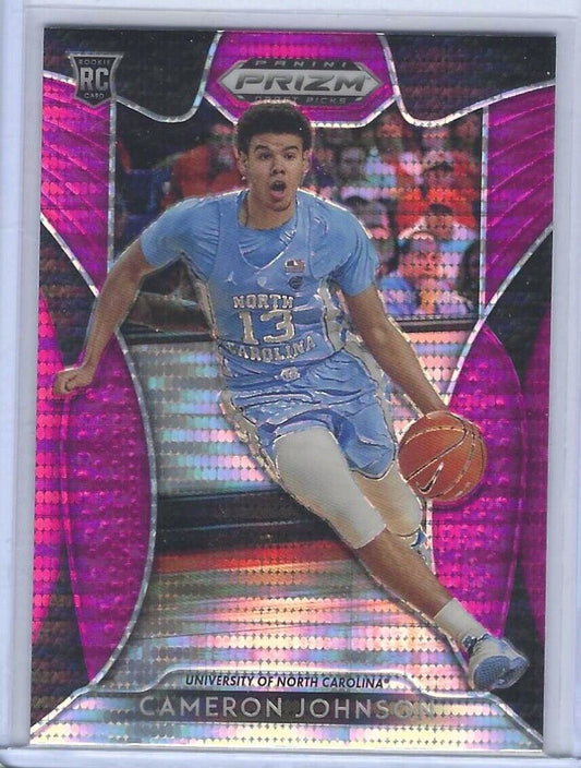 CAMERON JOHNSON 2019-20 PANINI PRIZM DRAFT PICKS PINK PULSAR ROOKIE RC #76