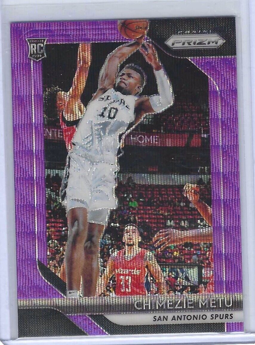 CHIMEZIE METU 2018-19 PANINI PRIZM PURPLE WAVE ROOKIE RC #241