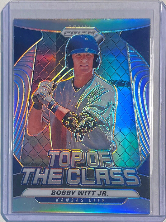 BOBBY WITT JR. 2020 PANINI PRIZM TOP OF THE CLASS SILVER PRIZM ROOKIE RC #TOC-2