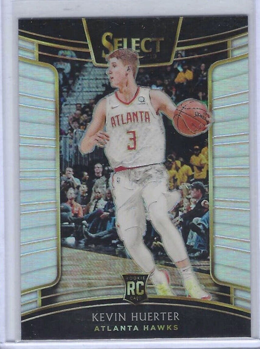 KEVIN HUERTER 2018-19 PANINI SELECT SILVER PRIZM ROOKIE CONCOURSE LEVEL RC #87