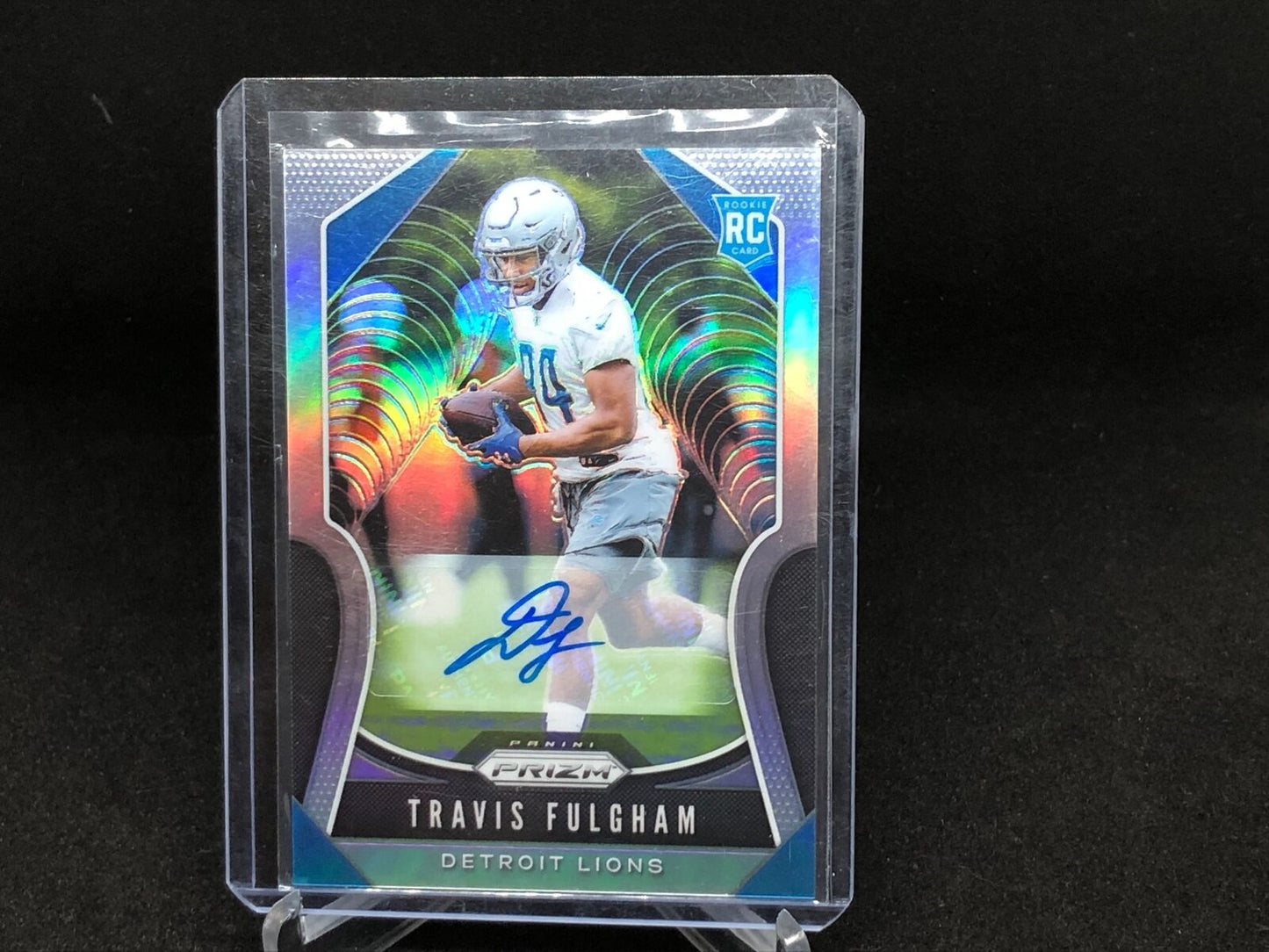 TRAVIS FULGHAM 2019 PRIZM SILVER PRIZMS ROOKIE AUTO RC #359
