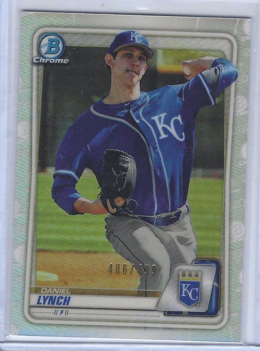 DANIEL LYNCH 2020 BOWMAN CHROME PROSPECT REFRACTOR #d 486/499