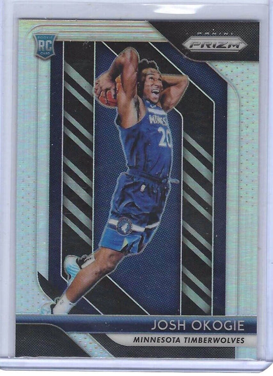 JOSH OKOGIE 2018-19 PANINI PRIZM SILVER PRIZM ROOKIE RC #37