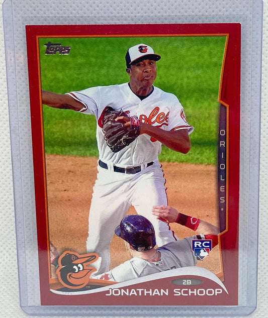 JONATHAN SCHOOP 2014 TOPPS RED RETAIL SP RC #83