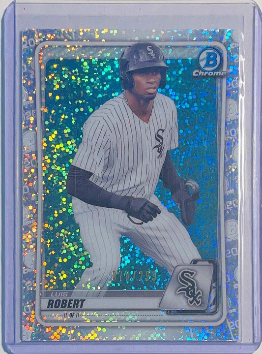 LUIS ROBERT 2020 BOWMAN CHROME PROSPECT SPECKLE REFRACTOR #D 078/299