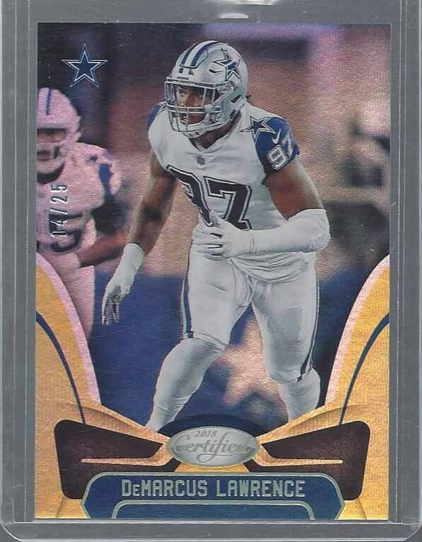 DEMARCUS LAWRENCE 2018 CERTIFIED MIRROR GOLD #D 4/25