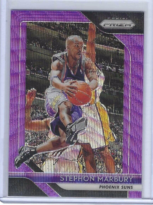 STEPHON MARBURY 2018-19 PANINI PRIZM PURPLE WAVE #265
