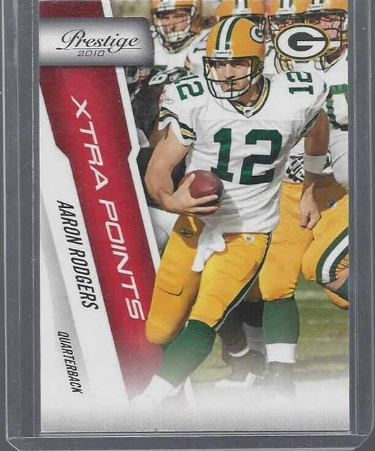 AARON RODGERS 2010 PRESTIGE XTRA POINTS RED #D 25/100