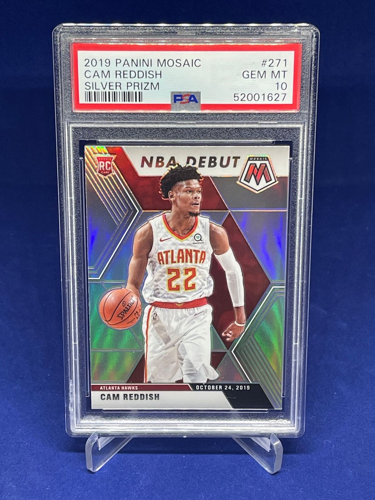 CAM REDDISH 2019-20 PANINI MOSAIC DEBUT SILVER PRIZM RC #271 PSA 10 GEM MINT