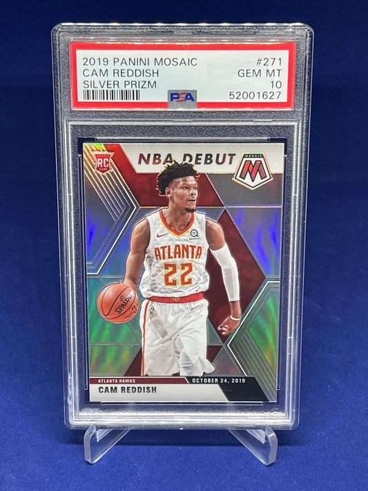 CAM REDDISH 2019-20 PANINI MOSAIC DEBUT SILVER PRIZM RC #271 PSA 10 GEM MINT