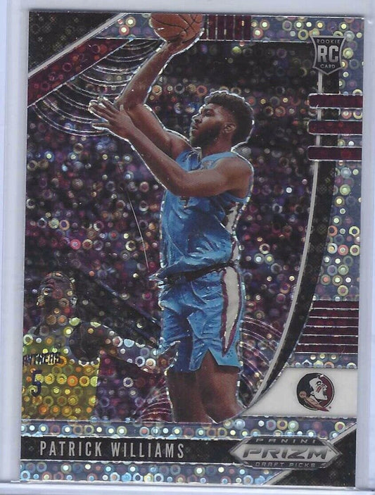 PATRICK WILLIAMS 2010-21 PANINI PRIZM DRAFT PICKS SILVER DISCO ROOKIE RC #20