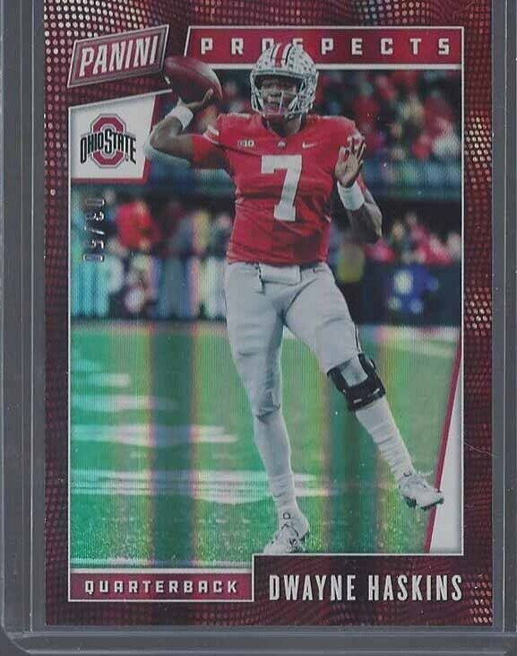DWAYNE HASKINS 2019 PANINI FATHER'S DAY PROSPECT SILVER RC #D 3/50