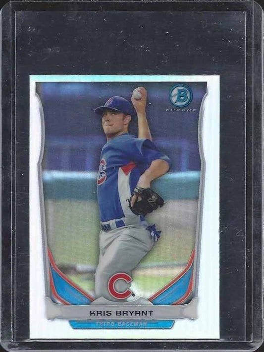 KRIS BRYANT 2014 BOWMAN CHROME PROSPECTS MINI CUBS REFRACTOR PROSPECT #CC2