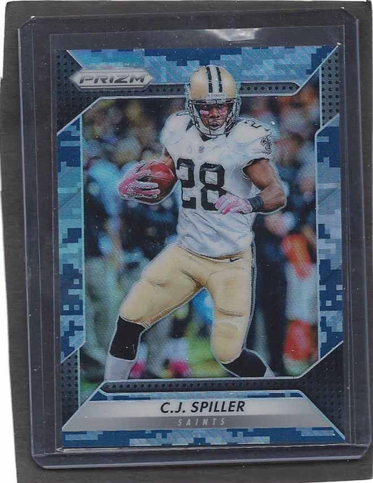 C.J. SPILLER 2016 PANINI PRIZM CAMO PRIZMS #D 12/25