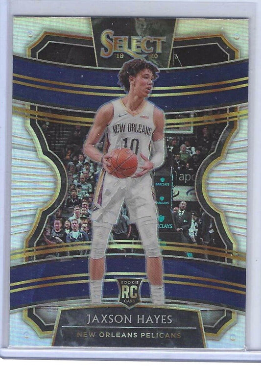JAXSON HAYES JR 2019-20 PANINI SELECT SILVER PRIZM CONCOURSE LEVEL ROOKIE RC #34