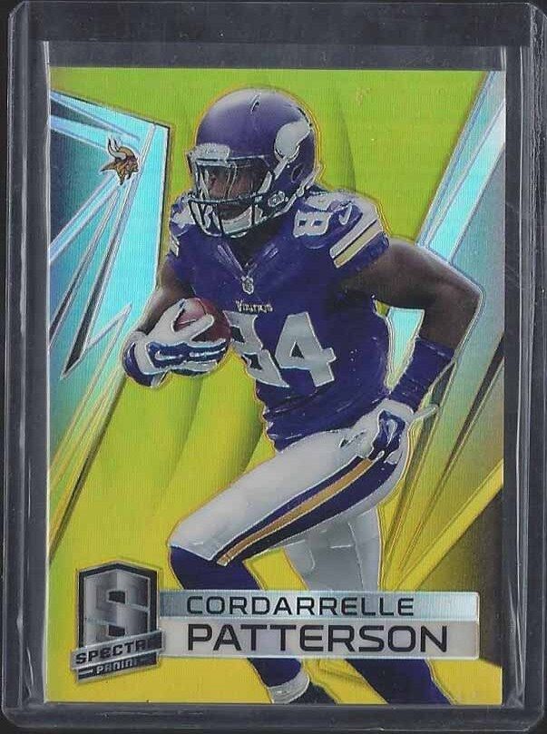 CORDARRELLE PATTERSON 2014 PANINI SPECTRA GOLD PRIZM #D 20/25