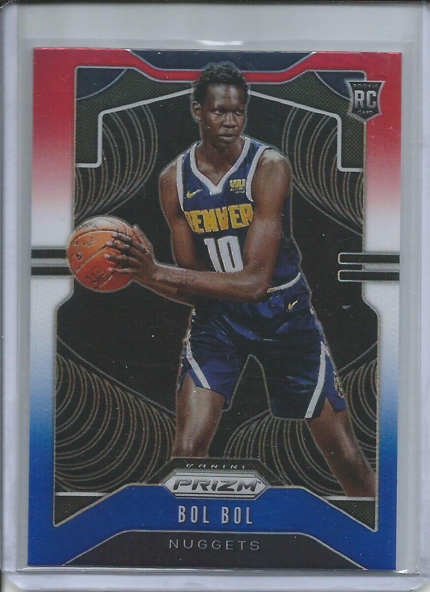 BOL BOL 2019-20 PANINI PRIZM RED WHITE BLUE PRIZM RC CARD 282