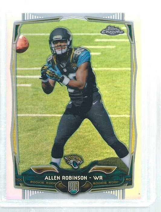 ALLEN ROBINSON 2014 TOPPS CHROME REFRACTOR ROOKIE RC #172