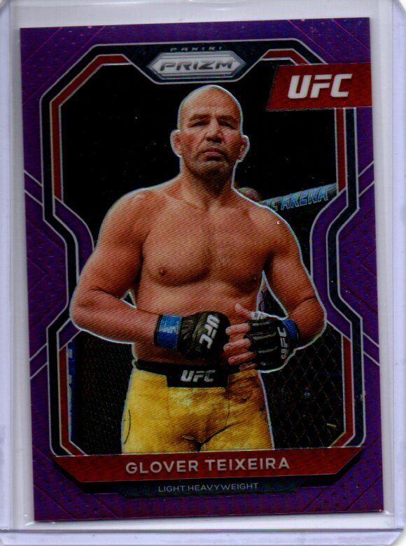 GLOVER TEIXEIRA 2021 PANINI PRIZM UFC PURPLE PRIZM #D 73/149