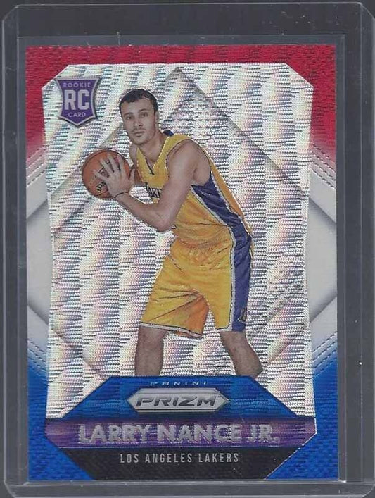 LARRY NANCE 2015-16 PANINI PRIZM RED WHITE BLUE PRIZMS ROOKIE RC #302