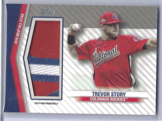 TREVOR STORY 2020 TOPPS UPDATE SERIES ALL-STAR JUMBO PATCH #d /25
