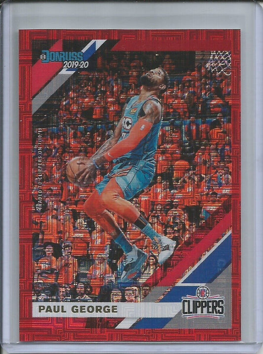 PAUL GEORGE 2019-20 DONRUSS CHOICE INFINITE RED #D 77/99