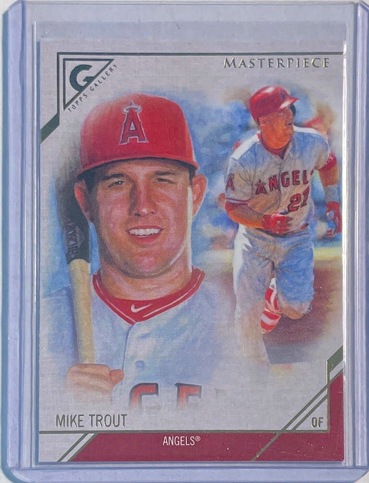 MIKE TROUT 2017 TOPPS GALLERY MASTERPIECE #MP-20
