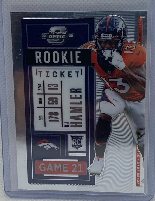 KJ HAMLER 2020 PANINI CONTENDERS OPTIC ROOKIE TICKET RC #87
