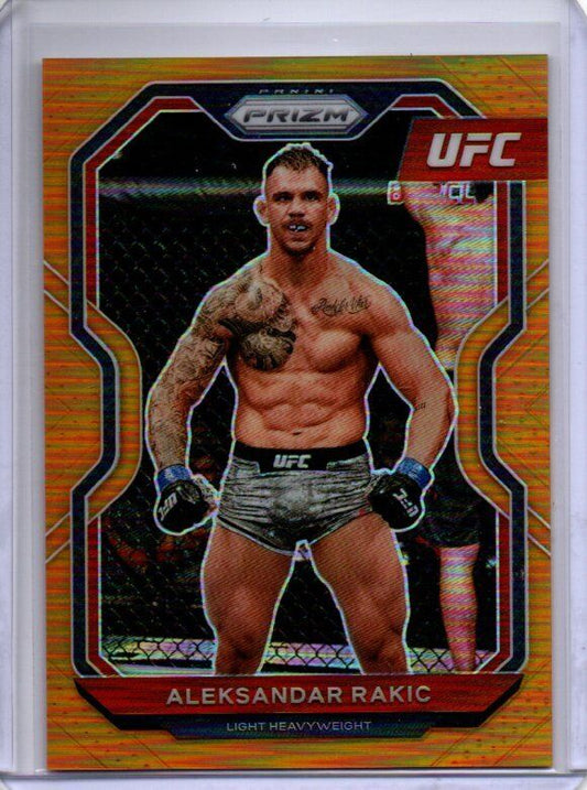 ALEKSANDAR RAKIC 2021 PANINI PRIZM UFC ORANGE PRIZM #D 10/99