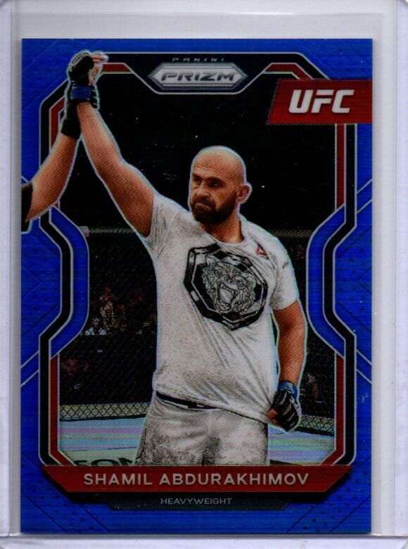 SHAMIL ABDURAKHIMOV 2021 PANINI PRIZM UFC BLUE PRIZM #D 187/199