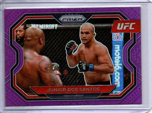 JUNIOR DOS SANTOS 2021 PANINI PRIZM UFC PURPLE PRIZM #D 94/149