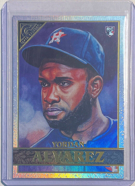YORDAN ALVAREZ 2020 TOPPS GALLERY SILVER FOIL ROOKIE RC #16