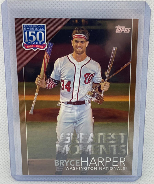 BRYCE HARPER 2019 TOPPS GREATEST MOMENTS GOLD #D 46/50